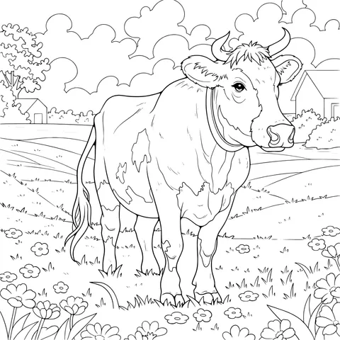Cow in the Countryside