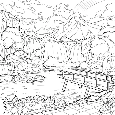 Dreamy Landscape Scenery