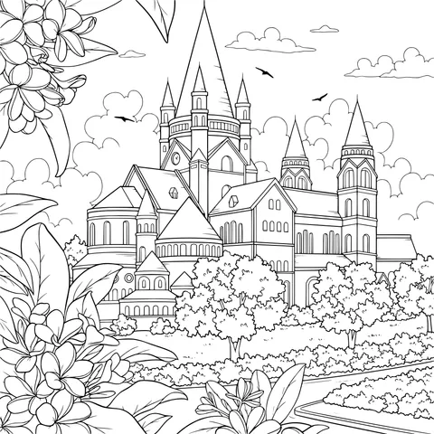 Enchanting Castle Landscape