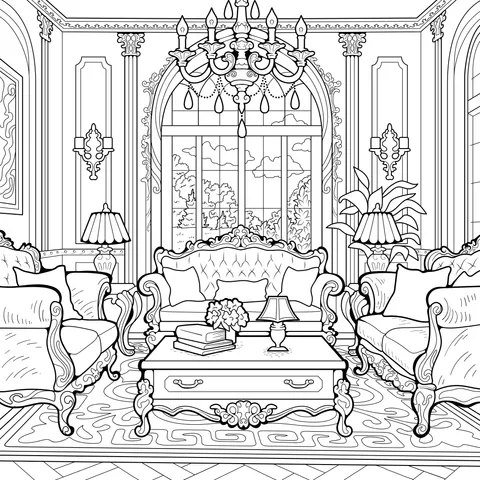 Gorgeous Living - room Scene