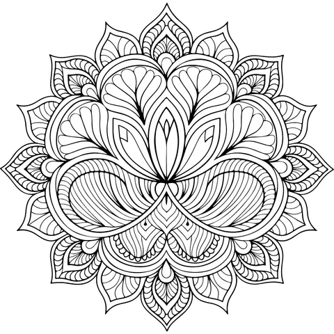 Exquisite Mandala Pattern