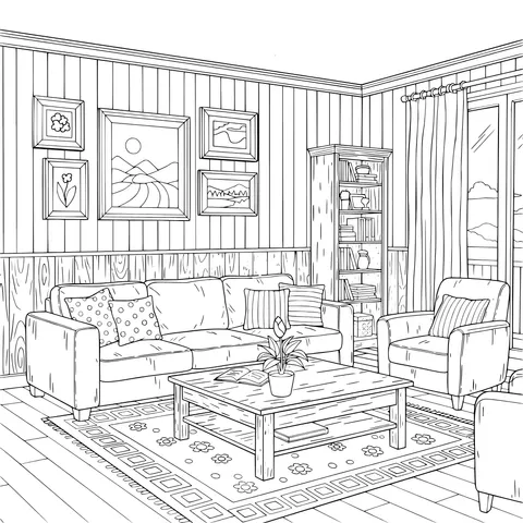 Cozy Living - room Scene