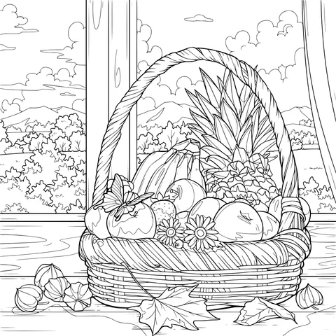 Fruit Basket by the Window