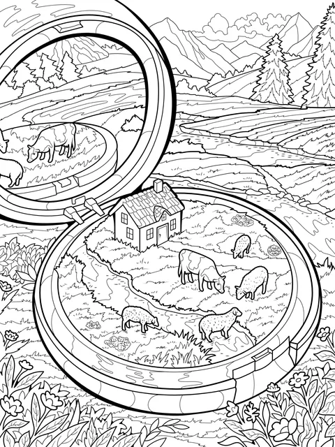 Three - Dimensional Rural Landscape