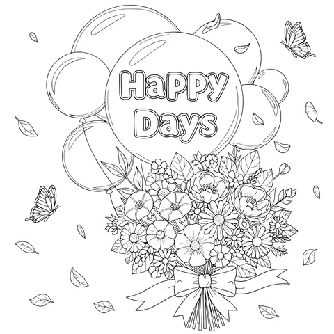 Happy Days Illustration