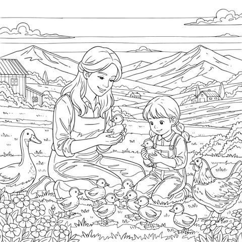 Parent - child Time in the Countryside