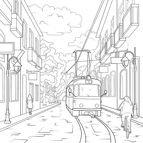 Romantic Street Scene