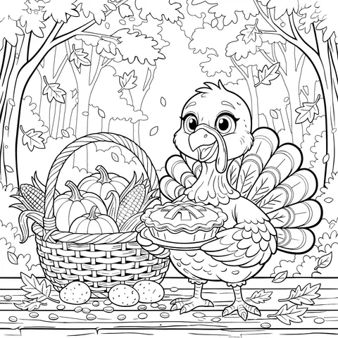 Autumn Turkey and Bountiful Delicacies