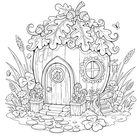 Fairy - tale Acorn Cottage