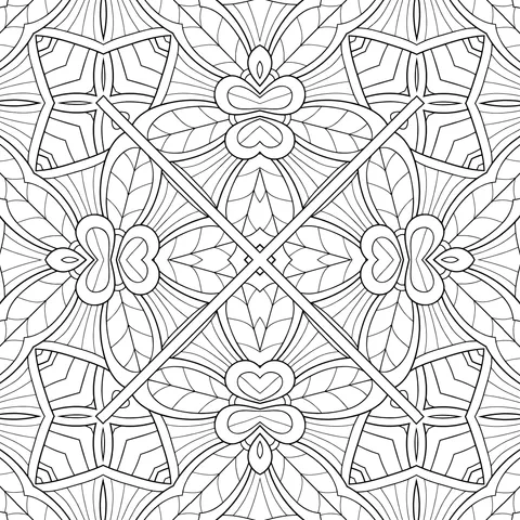 Exquisite Geometric Mandala Pattern
