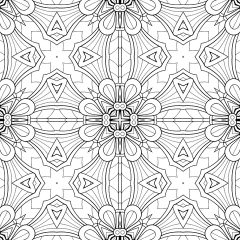 Gorgeous Geometric Floral Pattern