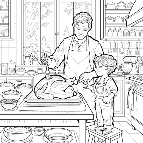 Parent - child kitchen time