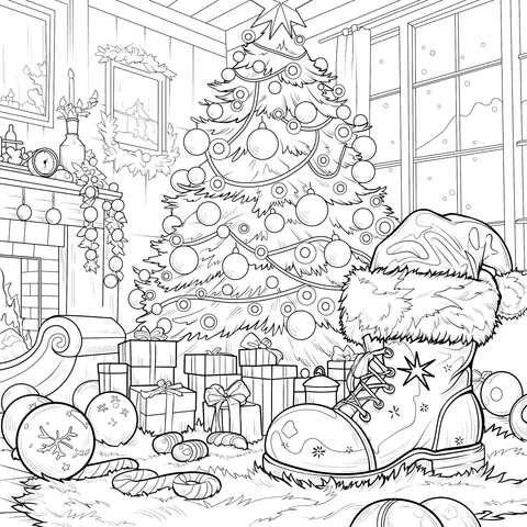 Cozy Christmas Scene