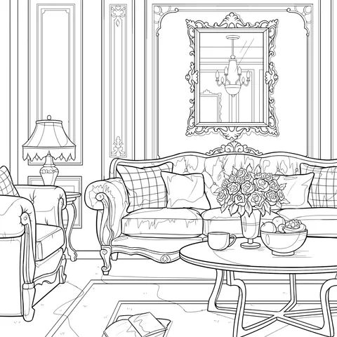 Elegant Living - room Scene