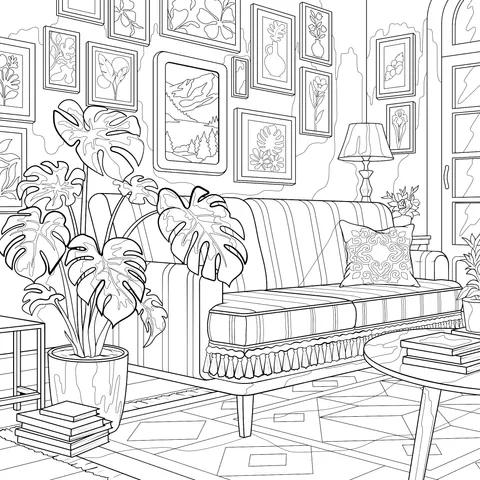 Cozy Living Room Scene