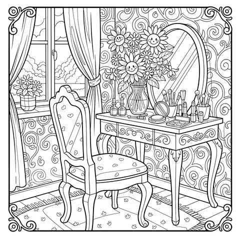 Cozy Dressing - table Scene