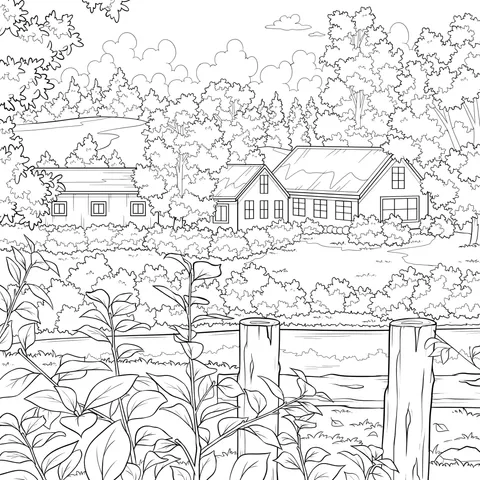 Beautiful Autumn Countryside Scenery