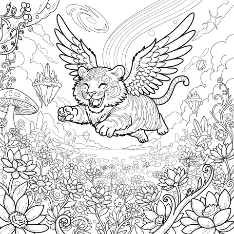 Fantasy Winged Tiger