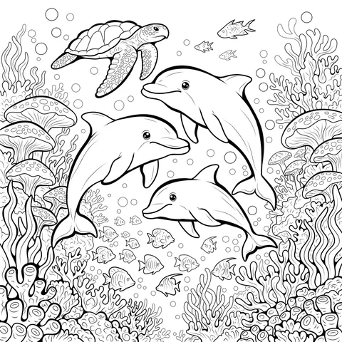 Joyful Underwater World