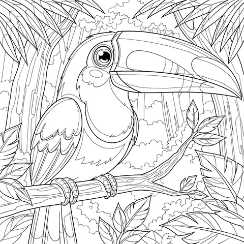 Toucan Perching Picture