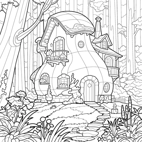 A Fantastic Cottage in the Forest