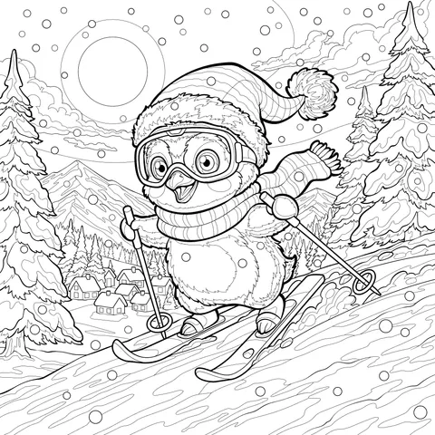 Skiing Little Penguin