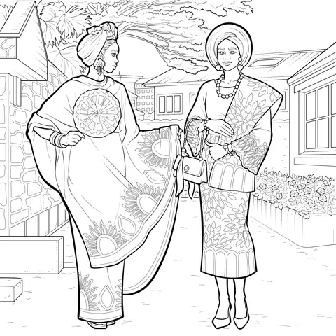 Women in Traditional Attire