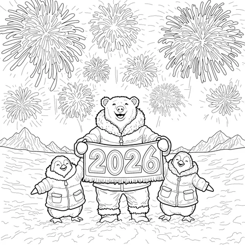 Polar Bear and Penguins Celebrate 2026