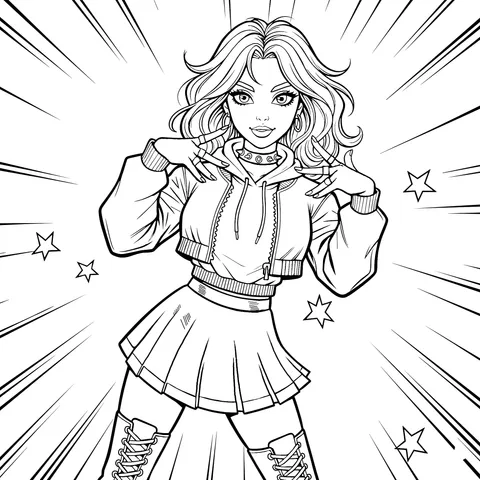 Cool and Stylish Girl