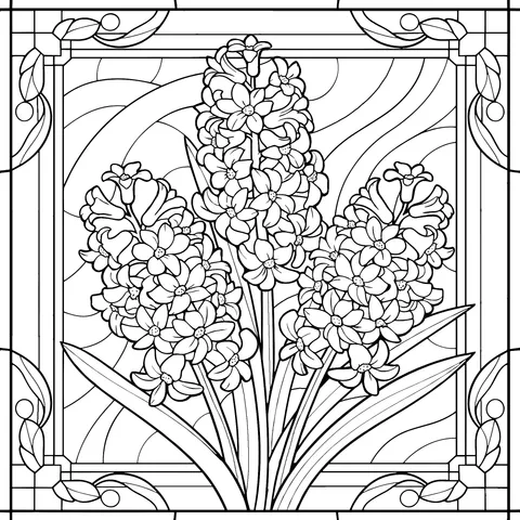 Hyacinth Art Illustration