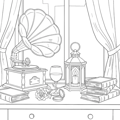 Vintage Charm by the Window