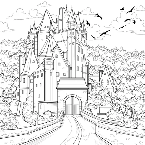 Enchanting Castle Landscape