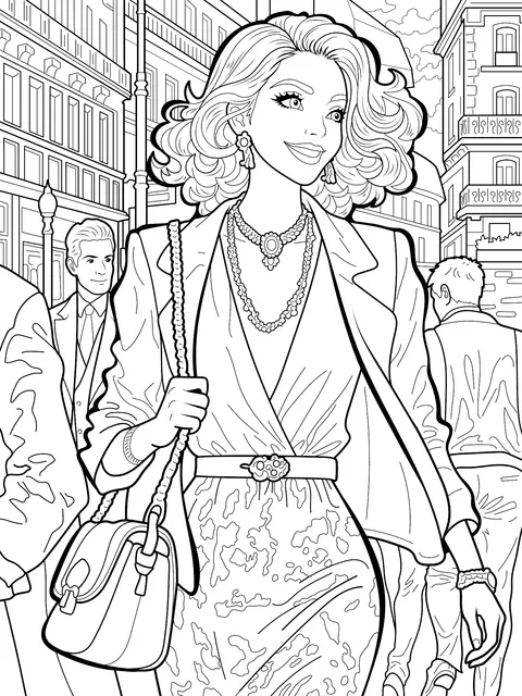 Fashionable Urban Woman