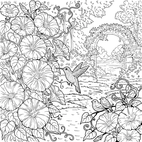 Enchanting Garden Scene