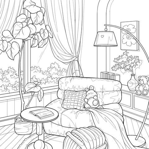 A Cozy Corner of the Living Room