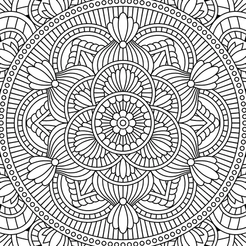 Exquisite Mandala Pattern