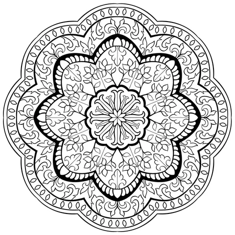 Exquisite Mandala Pattern