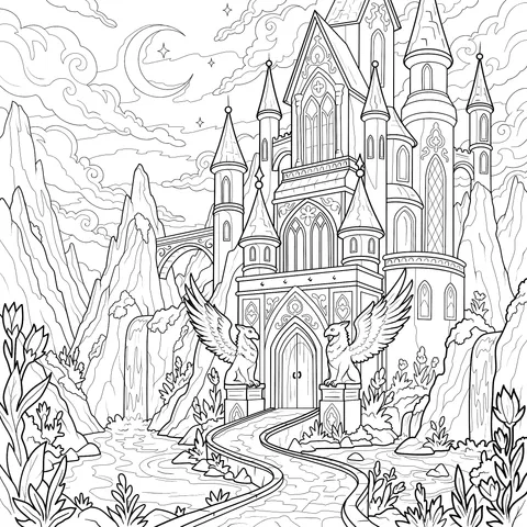 Enchanting Castle Landscape