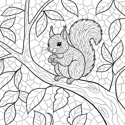Squirrel on a Branch