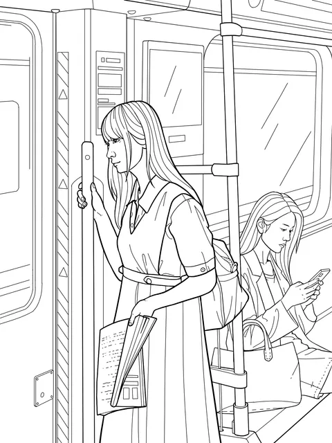 Women on the Subway