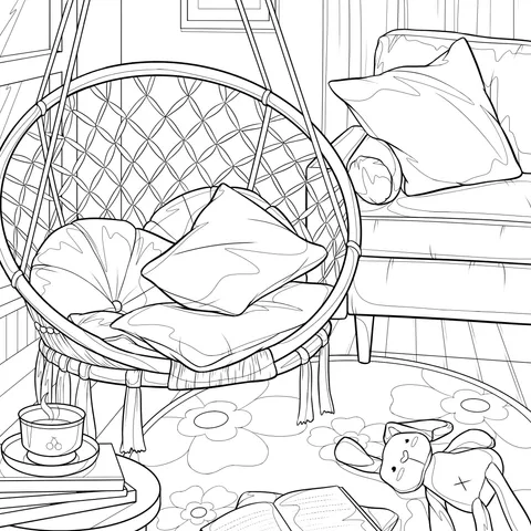 Cozy Indoor Corner Scene