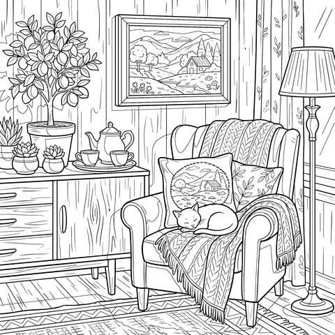 Cozy and Pleasant Indoor Corner