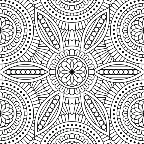 Exquisite Mandala Pattern