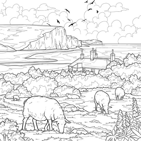 Rural Seaside Scenery