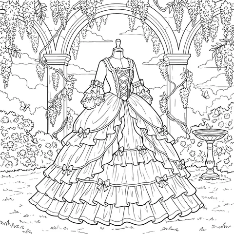 Gorgeous Dress in the Garden