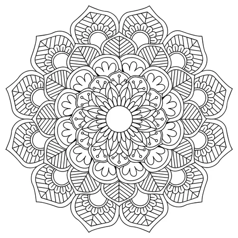 Exquisite Mandala Pattern
