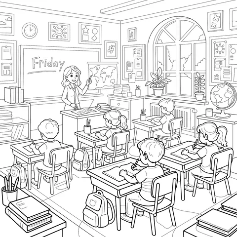 Classroom Scene