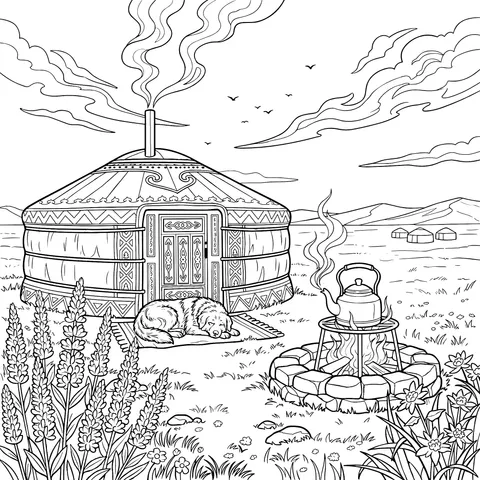 Yurt on the Grassland