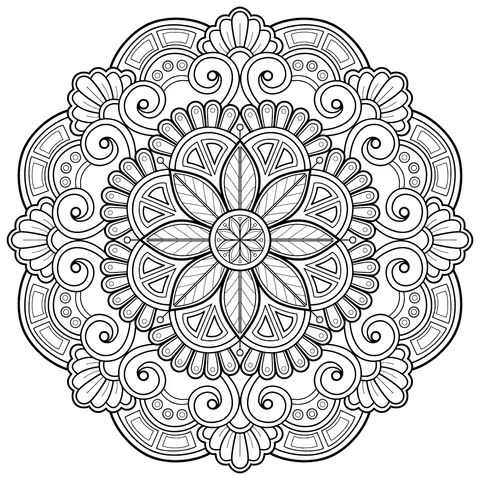 Exquisite Mandala Pattern