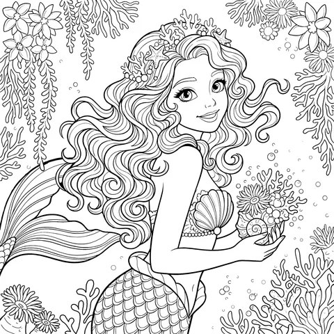 Beautiful Little Mermaid